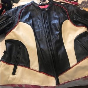 Joe rocket - Female leather motorcycle jacket.